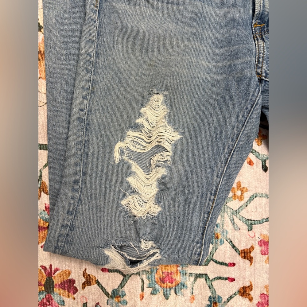 Mens Abercrombie & Fitch Distressed Langdon Slim Jeans - Picture 3 of 7